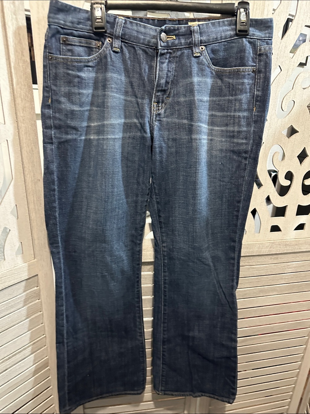 J. Crew Women's Dark Blue Boot Cut Jeans